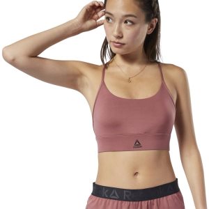 Reebok Workout Ready Low-Impact Padded Bh Damen - Rosa - DE 037-PBR